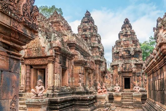 Banteay Srei du lịch đông dương tour du thuyền mekong