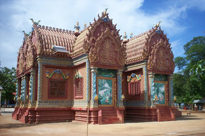Wat Hanchey tour du thuyền mekong 7 ngày